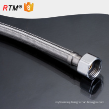 B17 high quality flexible metal hose toilet 304 stainless steel braided hose